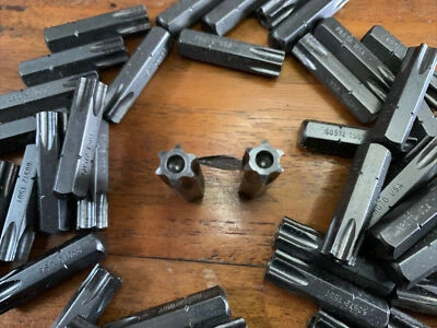 (2) T50 Security Stanley Proto 5/16 in Drive Torx Bit Torx Driver Socket NEW - Image 1 of 3