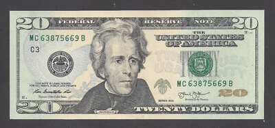 $20 FEDERAL RESERVE NOTES 2013 PHILADELPHIA (MC63875669B), UNC - Image 1 of 2