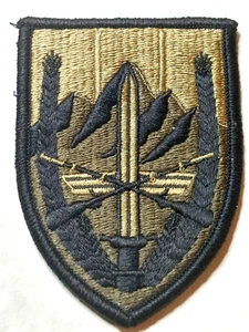 NEW CMB SECURITY TRANSITION CMD AFGHAN OCP SCORPION UNIFORM PATCH REG Hook back - Picture 1 of 2