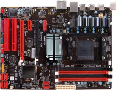 Biostar TA970 Motherboard AMD 970 DDR3 Socket AM3+ ATX - Image 1 of 2