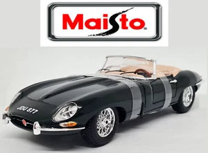Maisto Diecast Model 1:18 scale - Jaguar E-Type Cabriolet (Dark green) - Picture 1 of 2