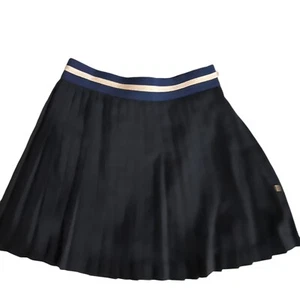 Someone Kids Navy Blue Pleated Pull On Golf Tennis Skirt Size 10 - Picture 1 of 4