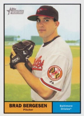 2010 Topps Heritage - Brad Bergesen #305 - Image 1 of 2