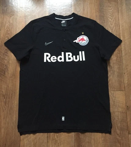 Red Bull Salzburg 2019 Cotton Nike Football Soccer Polo T-Shirt Men's Size XL Cover