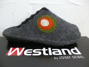 Westland by Seibel Damen Pantoffeln Hausschuh Hausschuhe grau Filzstoff - Picture 1 of 7