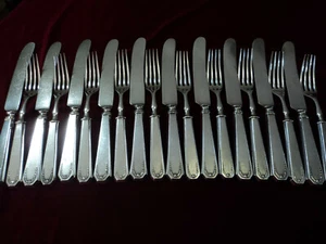 Silverplate Flatware Lot of 20 Hollow Handle Forks Knives Our Very Best Ivanhoe - Picture 1 of 7