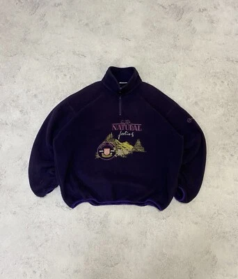 Sergio Tacchini Purple Fleece Polartec Jacket Size L - Image 1 of 4