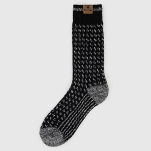 Bearpaw Mujer Patrón Ojo de Pájaro Súper Suave Crew Calcetines Zapato Talla 5-10 Nuevo con Etiquetas - Imagen 1 de 1