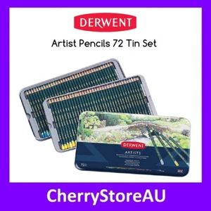 NEW 72 Derwent Artists Coloured Pencils Set Full Range Colours Professional Tin - Picture 1 of 2