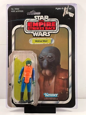 Kenner Star Wars Vintage ESB Walrusman Complete 41 Back Cardback+stand - Image 1 of 4