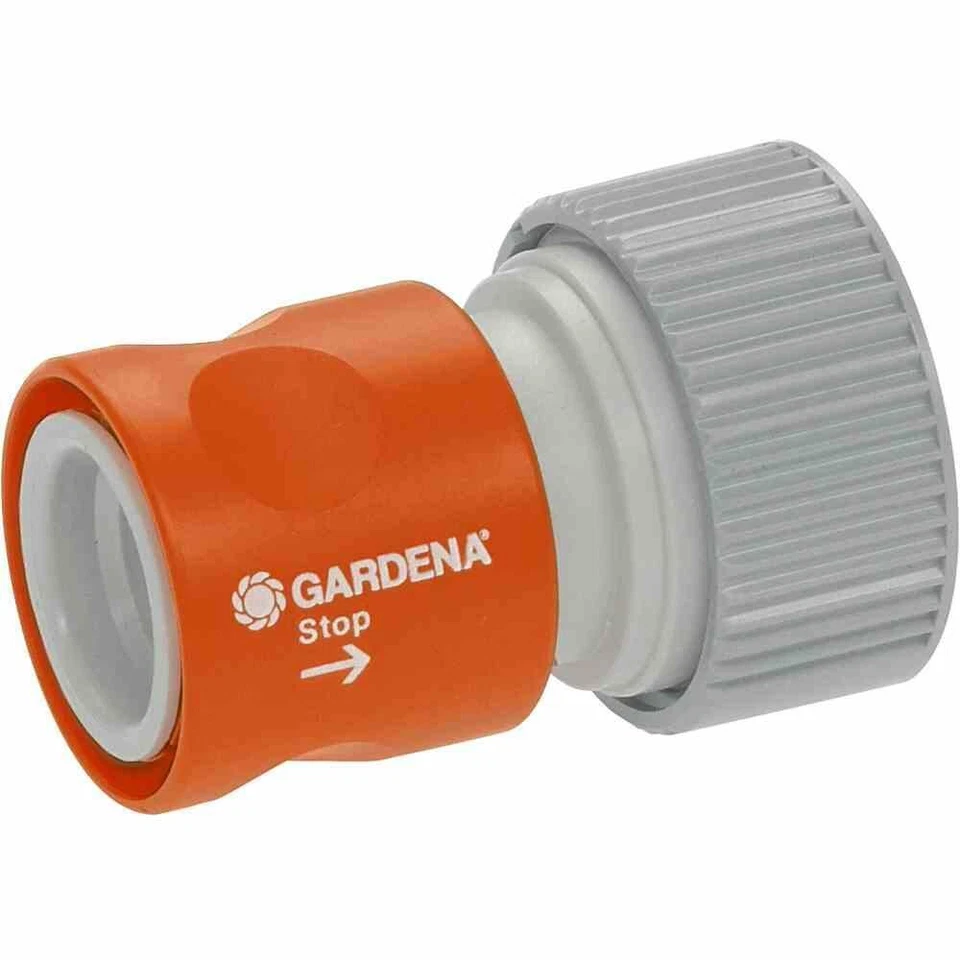 GARDENA Profi-System, Übergangsstück mit Wasserstop, Anschluss 19 mm (3/4") - Bild 1 von 1