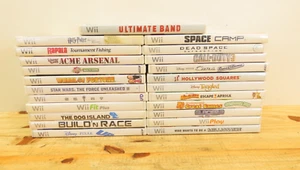 Lot of 23 WII Games Wii Fit Plus Call Of Duty 3 Harry Potter ,Cars, Glaciers Etc - Picture 1 of 5