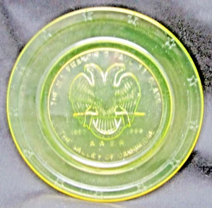 Boyd Glass Valley Of Cambridge Ohio Freemason A.A.S.R. Francis G Paul 33* Plate - Picture 1 of 8