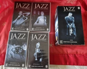Ken Burns Jazz (12 Part Series) 4 VHS Video Box Set 2001 ABC Video - Picture 1 of 7