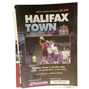 HALIFAX TOWN V EXETER CITY - CONFERENZA NAZIONALE - 13/12/2003 - Foto 1 di 1