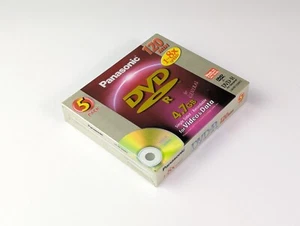 Sealed 5-Pack Panasonic DVD-R 4.7GB Blank DVD 120 min. 8x - Made In Japan - Imagen 1 de 4