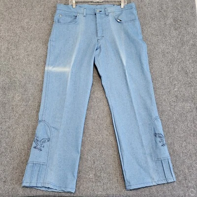 Pantalones de mezclilla Sheplers de colección para hombre 38x30 Western Eagle bordados nuevos con etiquetas sin existencias Foto 1 de 4