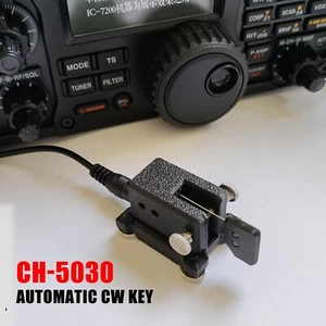 NEW CH-5030 Single Paddle Key Automatic CW Key Morse Key with Magnetic Base - Picture 1 of 8