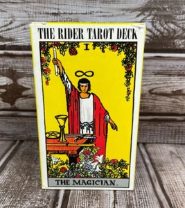 Vintage 1971 The Rider Tarot Arthur Edward Waite Complete 78 Card Deck + Booklet - Picture 1 of 12