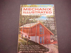 Mechanix Illustrated Magazine,June 1969,Second Homes,Boats,Swimming Pool,Moving