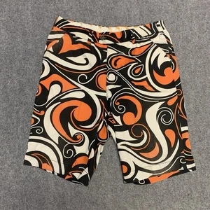 LOUDMOUTH GOLF Chino Shorts Multicolor Print Mens Size 34 - Picture 1 of 9