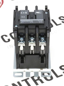 Eaton C25DND315A Definite Purpose Contactor 3-Pole 15A 120V Coil - Picture 1 of 4
