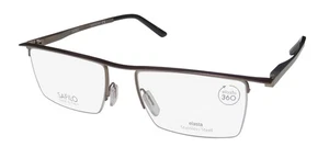 NUEVO MARCO DE GAFAS SAFILO ELASTA 1071 METAL Y PLÁSTICO RECTANGULAR MEDIA BORDE X7H - Imagen 1 de 8