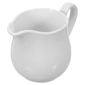  Keramik Milchglas - Porzellan Milchkännchen Krug - 240ml Servieren Kaffee Milchkännchen - Bild 1 von 9