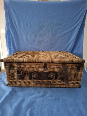 "ÉTAT PARIS ST LAZARE N°1 RESERVE ANCIENNE MALLE VALISE - Photo 1/4