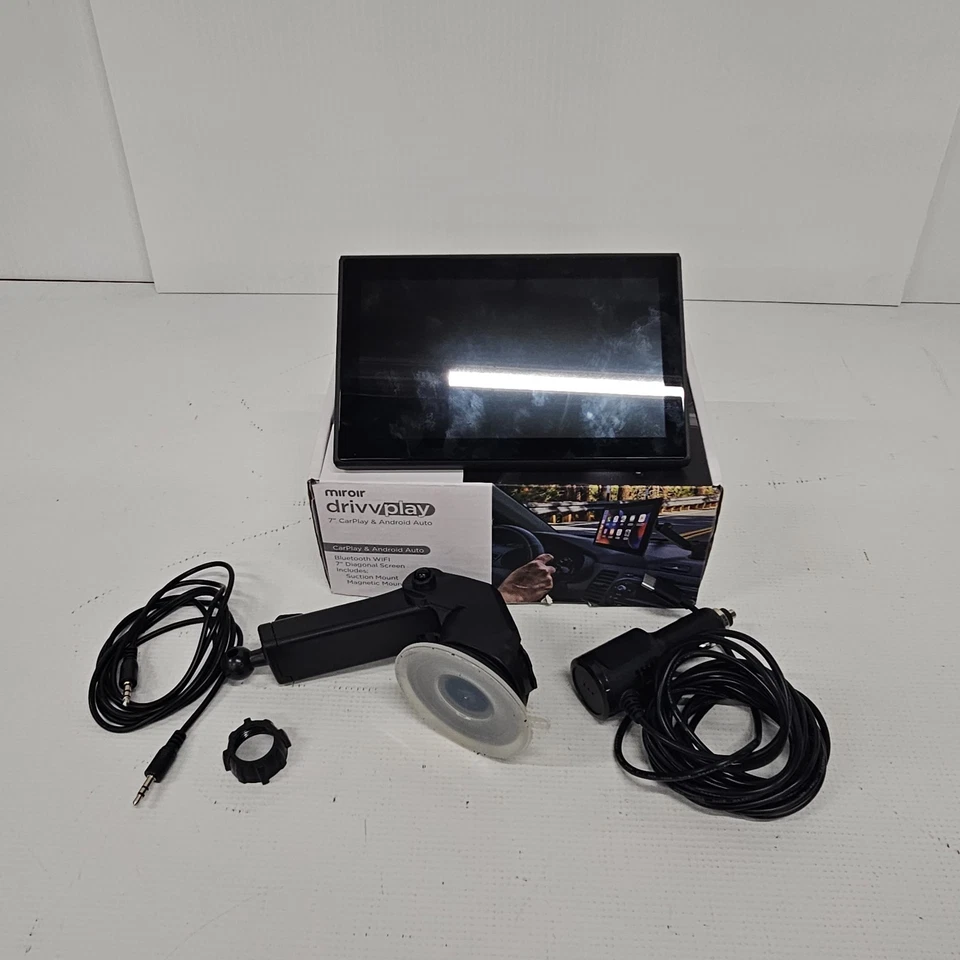 Miroir Drivvplay 1" CarPlay & Android Auto Bluetooth Wifi - M1003-7 (no power) - Image 1 of 4