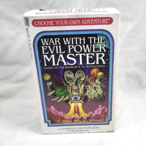War With The Evil Power Master - Choose Your Own Adventure Game Complete 1995 - Picture 1 of 6