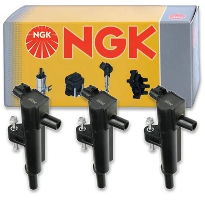 Bobina de encendido NGK de 3 piezas para Mitsubishi Raider 2009 3,7 L V6 - afinación de bujía hj Foto 1 de 4