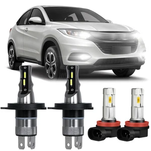 for Honda HR-V 2016 2017 2018 HRV Combo 4X LED Headlight Hi/Lo + Fog Light Bulbs - Foto 1 di 16