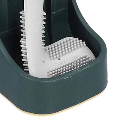Midnight Green Toilet Brush Detachable Waterproof Nonslip Comfortable - Image 1 of 4