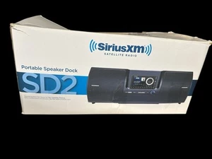 Boombox portátil estéreo SiriusXM SXSD2 con Sirius XM Onyx XDNX1 probado funciona - Imagen 1 de 3