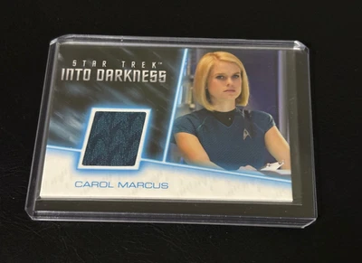 2014 STAR TREK MOVIES CAROL MARCUS AUTHENTIC COSTUME WARDROBE CARD! SSP /300 - Image 1 of 2