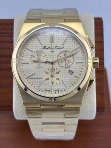 Mathey-Tissot Zoltan Chrono Chronograph Quartz Gold Men’s Watch H117CHPD1 - Picture 1 of 5
