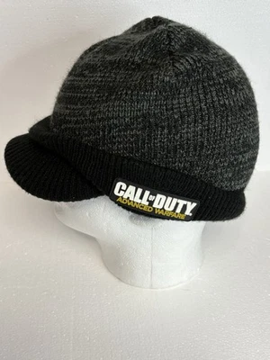 Call Of Duty Advanced Warfare Visor Beanie 2019 Activision 帽子黑色和灰色帽子  — 第 1/4 张图片