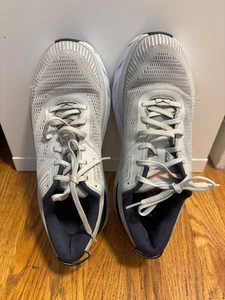 Hoka One One Bondi 10,5 Herren Laufschuhe In Grau & Navy - Bild 1 von 9