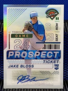 2024 Panini Prospect JAKE BLOSS Toronto Blue Jays Rookie Card Auto RC Prizm - Picture 1 of 2