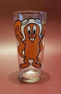 Pepsi Rocky Flying Squirrel Collector Series 1975 Drink Glass Tumbler Bullwinkle - Picture 1 of 3