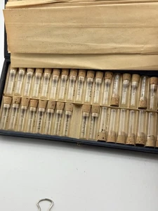 Box Of Miscellaneous Watch Parts In Tubes VTG Fitrite Automatic Jewels - Bild 1 von 18