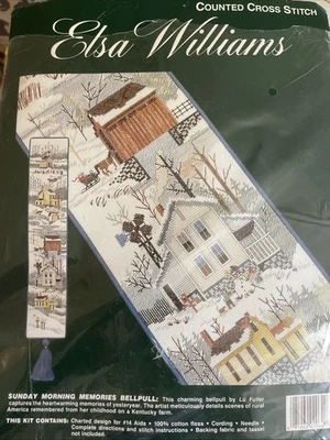 Elsa Williams Sunday Morning Memories #02064 Counted Cross Stitch - Image 1 of 3