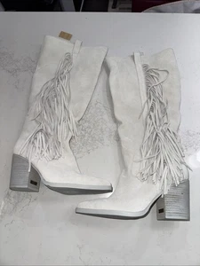 Vince Camuto Pelia Damen-Cowboystiefel mit Knochenfransen, Größe 9W - Bild 1 von 10