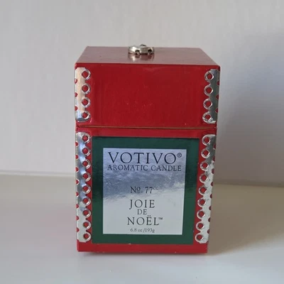 VELA AROMÁTICA VOTIVO 6,8 oz Nº 77cc Joie De Noel Aroma Seattle DE COLECCIÓN NOS Raro Foto 1 de 3