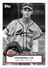 Autocollant de début Topps 80th Anniversary MLB #1 Stan Musical