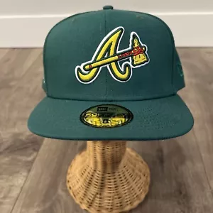 Hat Club Exclusive Atlanta Braves 30th Season in Atlanta Patch Green / Grey UV - Picture 1 of 10