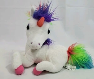 Animagic Rainbow My Glowing Peluche Giocattolo Unicorno - Corno Brilla quando la schiena è accarezzata - Foto 1 di 9