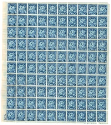Scott #719 Myron's Discobolus Sheet of 100 Stamps - MNH P#20869 - Image 1 of 3