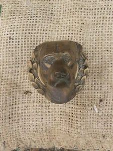 Brass Dog Door Knocker - Picture 1 of 6